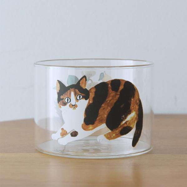 松尾ミユキ 猫モチーフグラス／Matsuo Miyuki ｜ アンジェ web shop