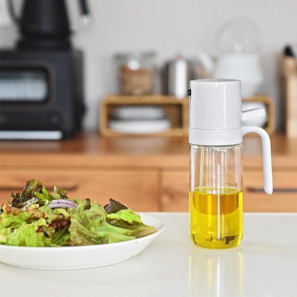 【アンジェ別注】油の量を抑える オイルスプレー オイルボトル 耐熱ガラス 250ml