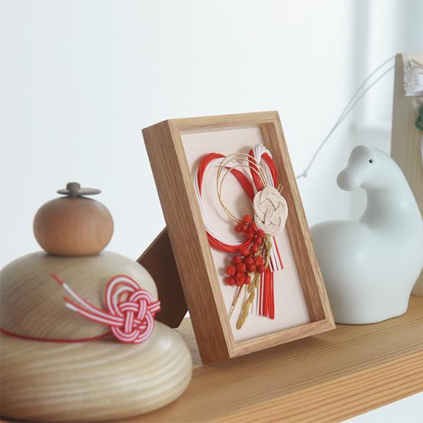 アンジェ別注】 hare 水引で結ぶ お正月フレーム 日本の行事 しめ飾り