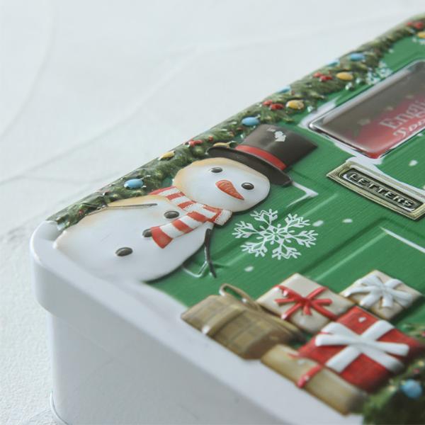 クリスマス イングリッシュティーショップ クリスマス・ドア・リース缶