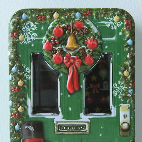 クリスマス イングリッシュティーショップ クリスマス・ドア・リース缶