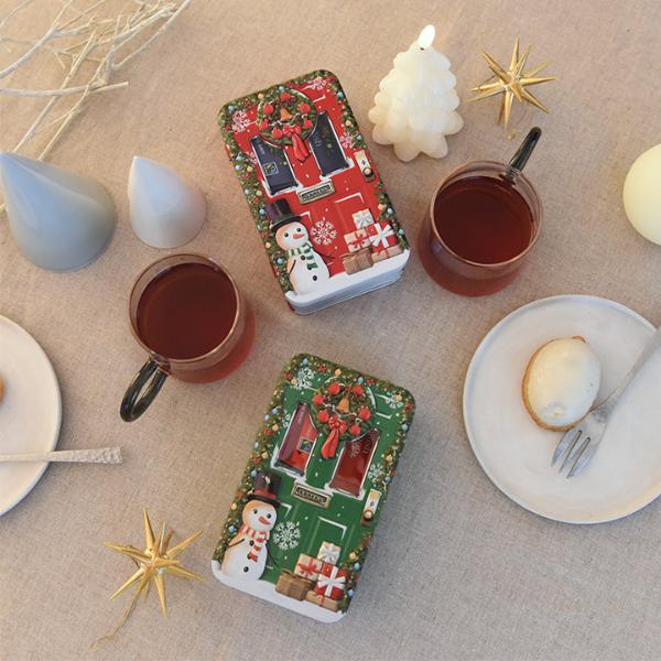 クリスマス イングリッシュティーショップ クリスマス・ドア・リース缶