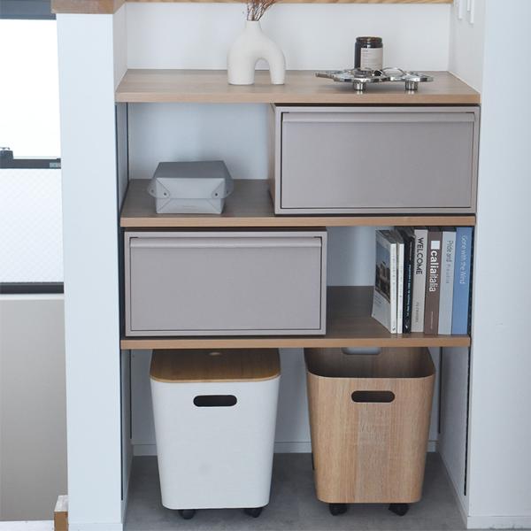 クローゼットシステム 収納ボックス ワイド引出し（M) 3個セット