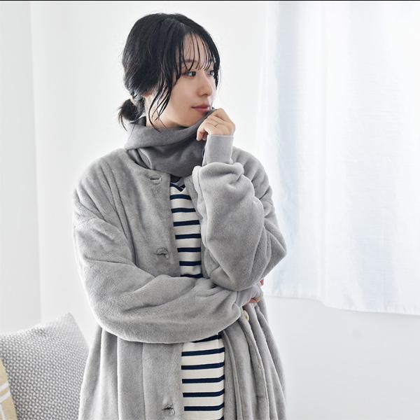 bon moment 軽くてあったか ネックウォーマー 吸湿発熱素材 日本製