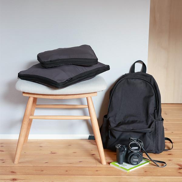 2枚セット】bon moment かさばる衣類をコンパクトにできる 軽量圧縮