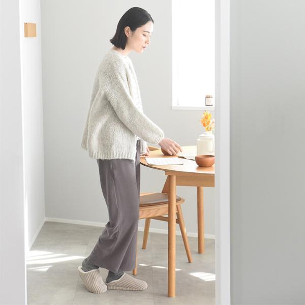 bon moment 【セットアップ対応】 ふんわり暖かい リラックスウェア ワイドパンツ／ボンモマン【2/19F追加】（53％OFF）