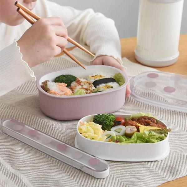 kukka ja puu 北欧カラーの洗いやすいお弁当箱 2段 565ml 日本製