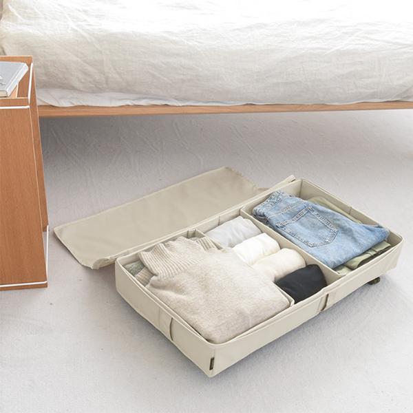 bon moment 隙間を活用 ベッド下収納 キャスター付き 2個セット 収納