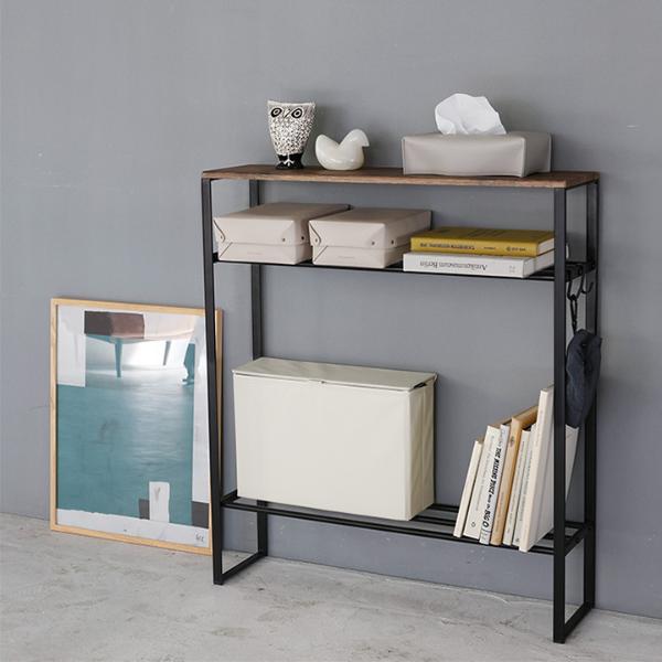 Ordre 奥行19．5cm スリムシェルフ コンソールテーブル 玄関収納【送料