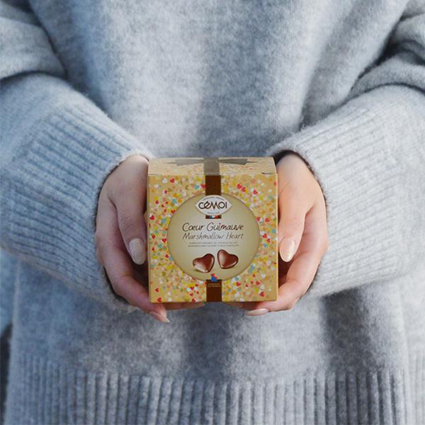 マシュマロハーツ ギフトボックス6個／CEMOI セモア バレンタイン【VD