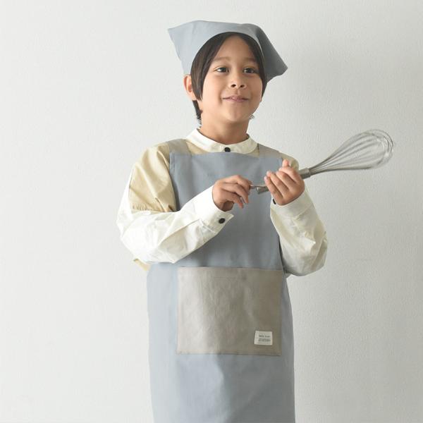 kukka ja puu シワになりにくい 撥水 エプロン 3点セット