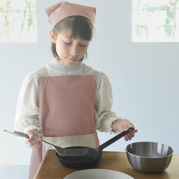 kukka ja puu シワになりにくい 撥水 エプロン 3点セット