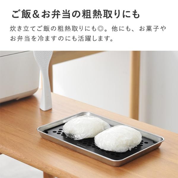 調理用プレート。値下げしました！ 解凍時のドリップが落ちる 穴あき バッド付き 解凍プレート 日本製 燕