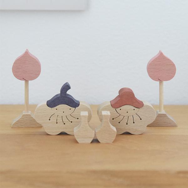 小黒三郎 桃の花びな（小）／クマ揚げ金太（小） ｜ アンジェ web shop