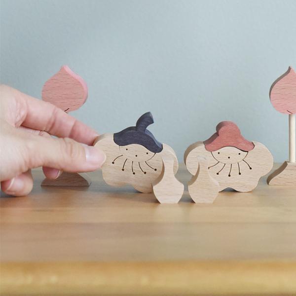 小黒三郎 桃の花びな（小）／クマ揚げ金太（小） ｜ アンジェ web shop