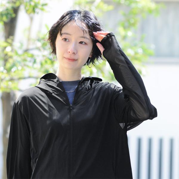 bon moment 1枚着るだけでUVケア メントール加工 ひんやり 接触冷感 UVカットパーカー ユニセックス UPF50＋ UVカット率99％／ボンモマン 母の日【送料無料】