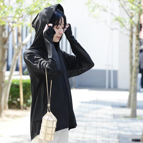 bon moment 1枚着るだけでUVケア メントール加工 ひんやり 接触冷感 UVカットパーカー ユニセックス UPF50＋ UVカット率99％／ボンモマン 母の日【送料無料】