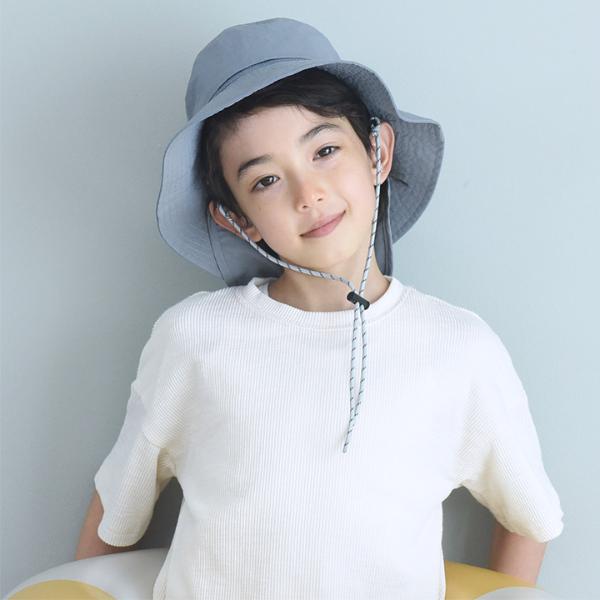 kukka ja puu 遮熱ハット キッズ 帽子 3way保冷剤ポケット＆日よけタレ