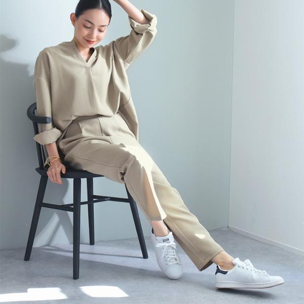 楽ちんケア テーパードパンツ【セットアップ対応】／kauliina カウリーナ【送料無料】