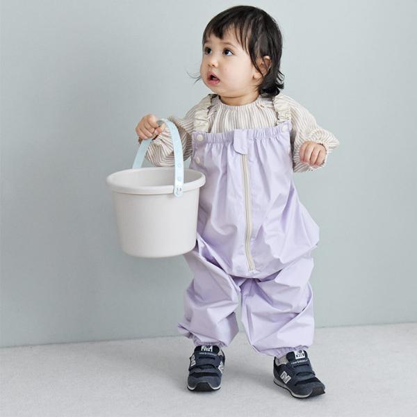 kukka ja puu お洋服感覚で着られる プレイウェア ファスナー付 撥水