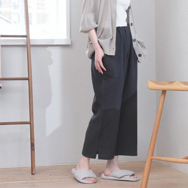 bon moment 湯上りガーゼパンツ ルームパンツ／ボンモマン 母の日