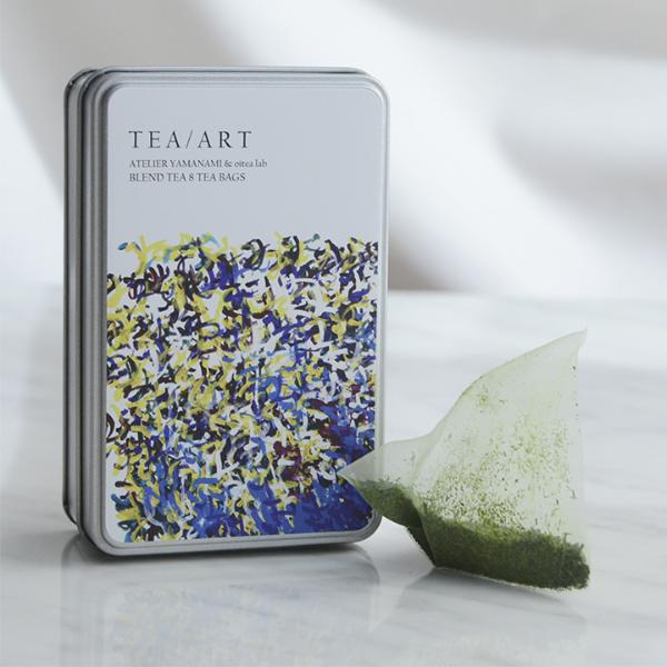 やまなみ工房×おいしい日本茶研究所 デザイン茶缶入り ティーバッグ