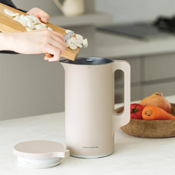 ほったらかしでスープも作れる 自動調理ポット 600ml／レコルト