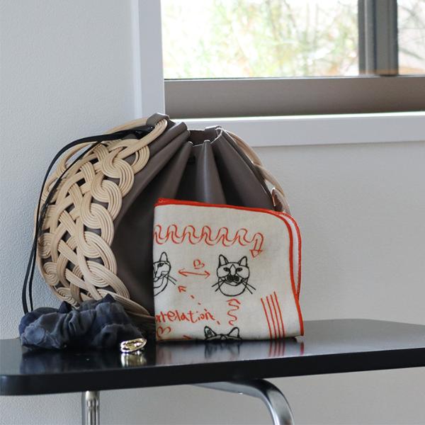 HAyU 猫モチーフのガーゼハンカチ ｜ アンジェ web shop（本店）