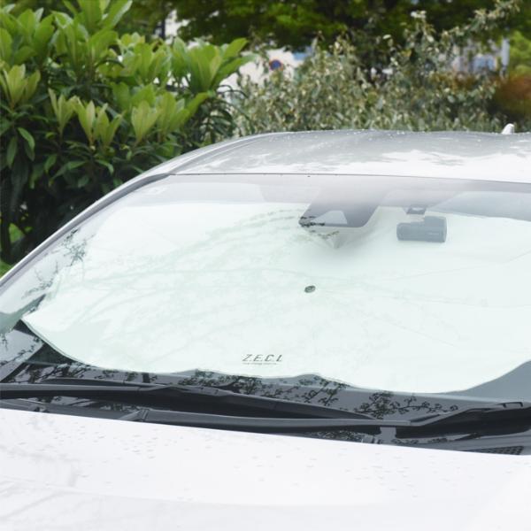 夏の強い日差しをしっかりカット 車のサンシェード（日射反射85％／遮