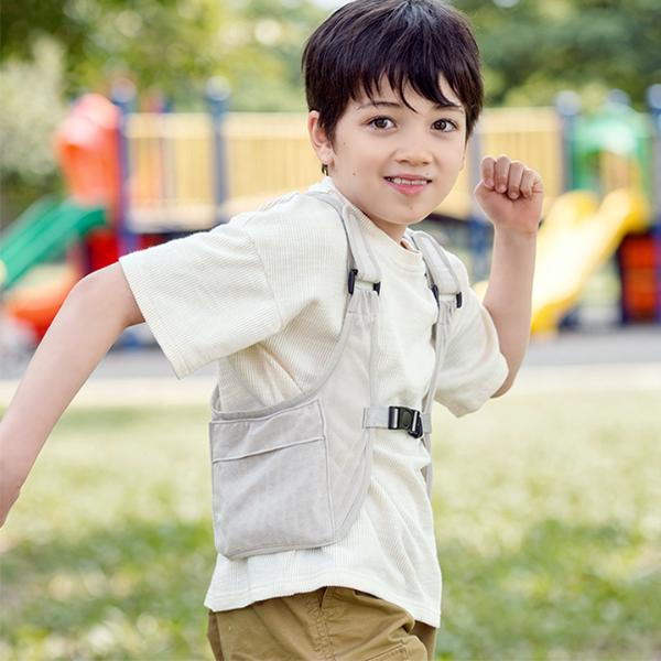 kukka ja puu 背中もわきもしっかり冷やす 保冷 メッシュベスト 洗える 熱中症 キッズ 子供服 男の子 女の子／クッカヤプー