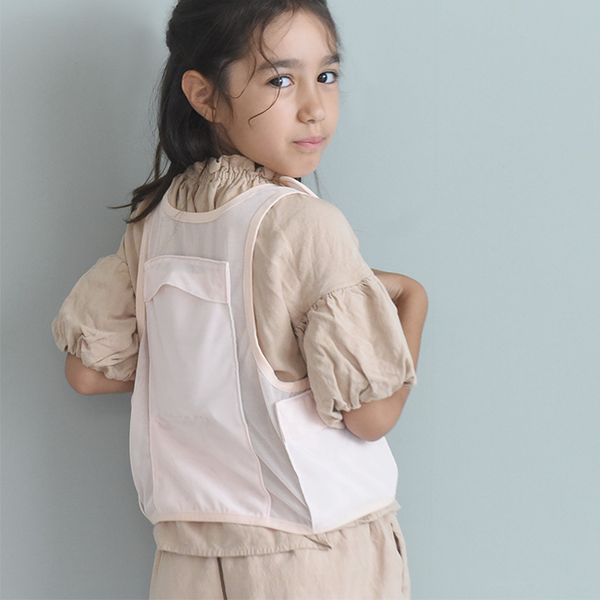 kukka ja puu 背中もわきもしっかり冷やす 保冷 メッシュベスト 洗える