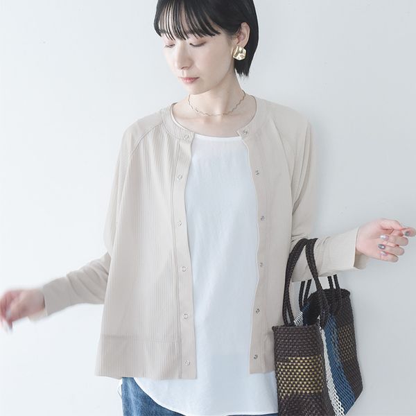 持ち歩きもしやすい サラッと快適 シアーカーディガン 遮熱 接触冷感／kauliina カウリーナ【送料無料】