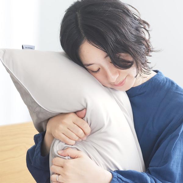 bon moment リバーシブル 枕カバー 43×63cm 雲につつまれるような