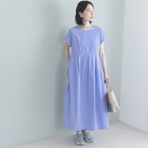 撥水 UVカット 上品見え コクーンワンピース／kauliina カウリーナ