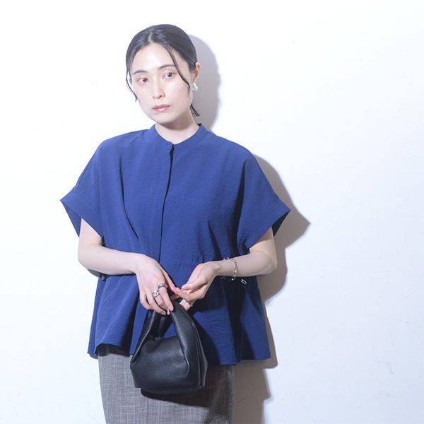 さらりと軽くて涼しい ウエストドロストブラウス／kauliina カウリーナ【送料無料】