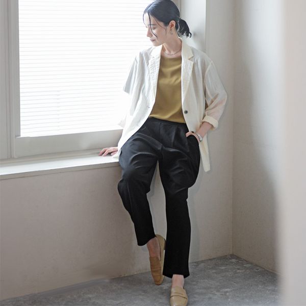 【リラパン】きれい見え リラックス気分で穿ける テーパードパンツ ストレッチ ジョーセット／kauliina カウリーナ【送料無料】