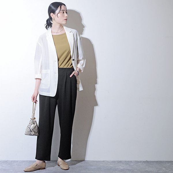 【リラパン】きれい見え リラックス気分で穿ける テーパードパンツ ストレッチ ジョーセット／kauliina カウリーナ【送料無料】
