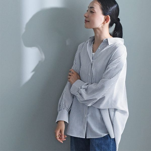 季節の変わり目に活躍 サラッと心地良い ドルマンシャツ 遮熱 UVケア／kauliina カウリーナ【送料無料】