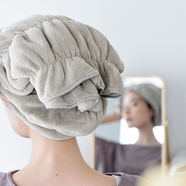 超吸水 ほどけにくい 髪専用タオル ヘアドライタオル／FUWAP フワップ