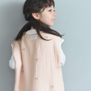 kukka ja puu 6重ガーゼ スリーパー 総柄刺繍／クッカヤプー