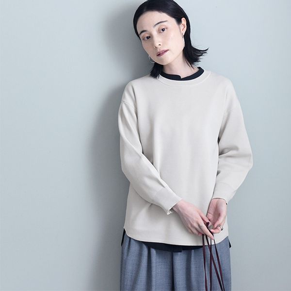 【軽やかマシュマロミラノ】ロングシーズン活躍する リラックスニット 洗濯機・タンブル乾燥OK 毛玉になりにくい 静電防止／kauliina カウリーナ【送料無料】