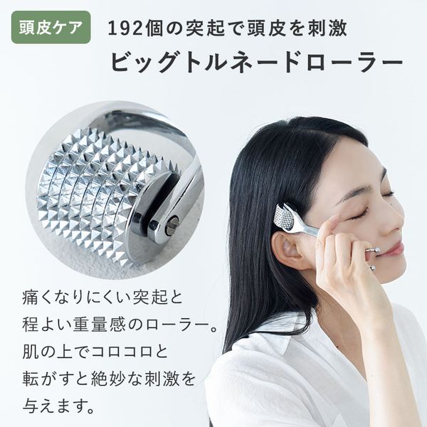 刺さない美容鍼 スカルプローラー 頭皮マッサージ ヘッドマッサージ