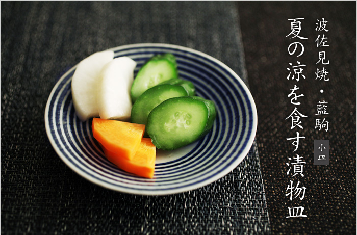 馬場商店 波佐見焼き 藍駒(あいこま) 小皿