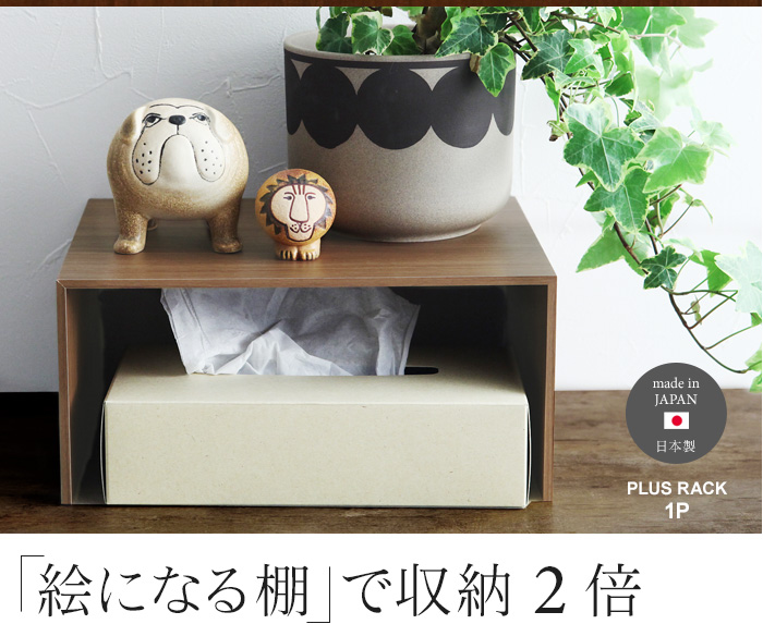 絵になる棚で収納2倍