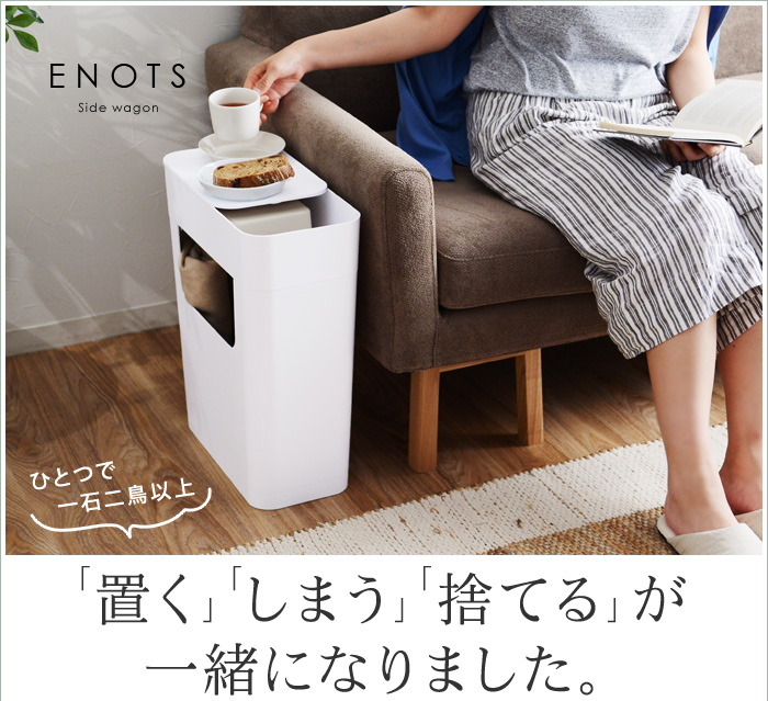 ひとつで一石二鳥以上 「置く」「しまう」「捨てる」が一緒になりました。