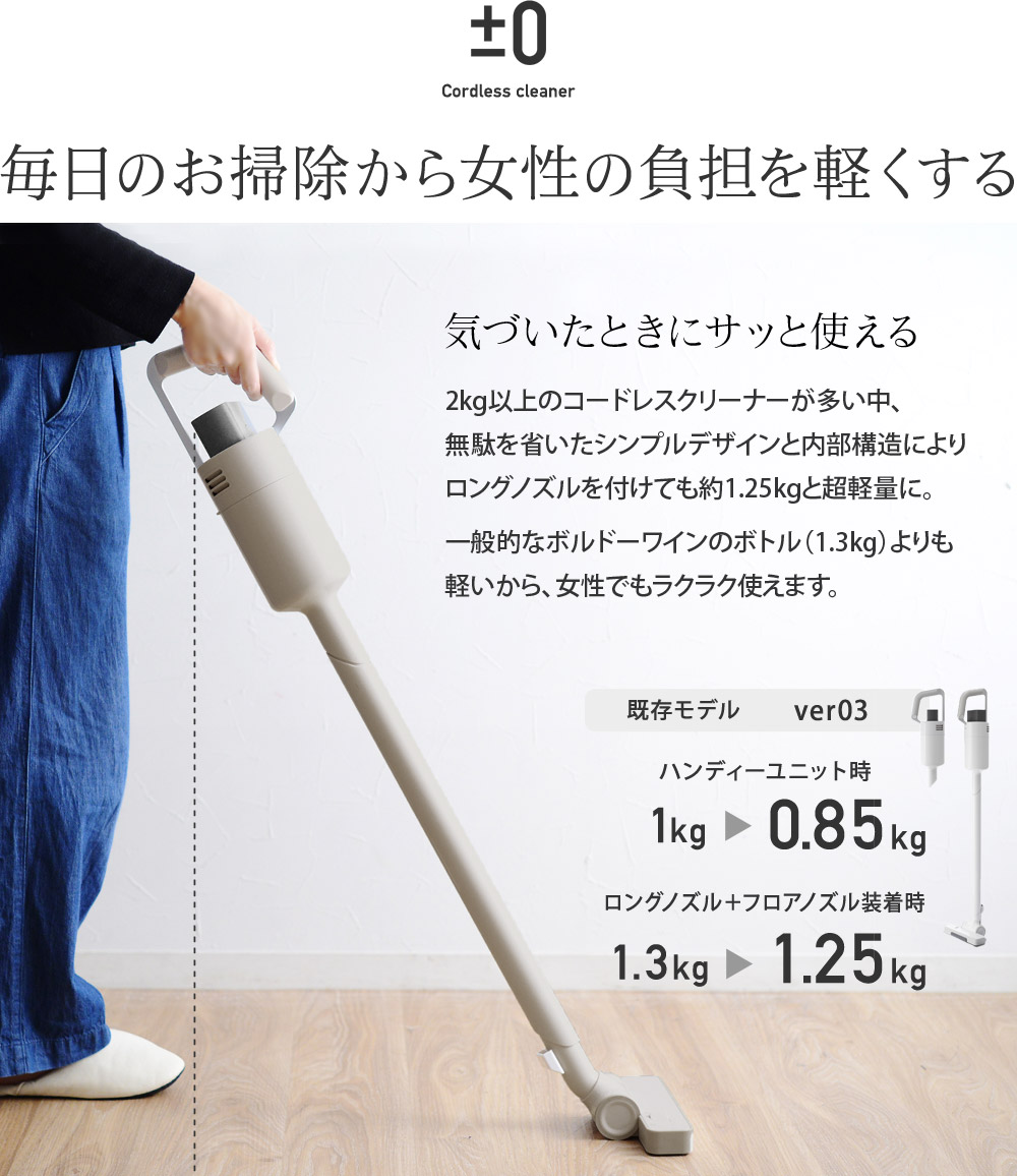 0 コードレスクリーナー Ver03 C030 プラスマイナスゼロ 掃除機 送料無料 アンジェ Web Shop 本店 0 コードレスクリーナー Ver03 C030 プラスマイナスゼロ 掃除機 送料無料 アンジェ Web Shop 本店