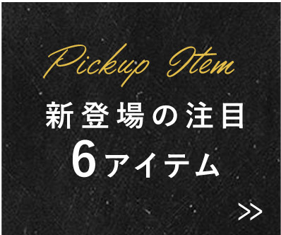 新登場の注目6アイテムはこちら