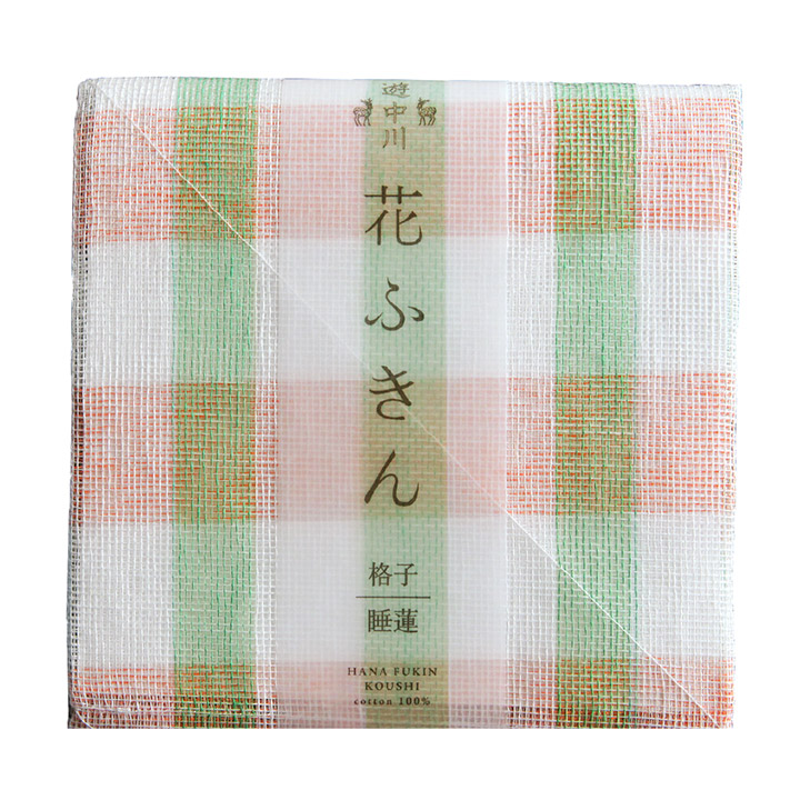 花ふきん　格子
