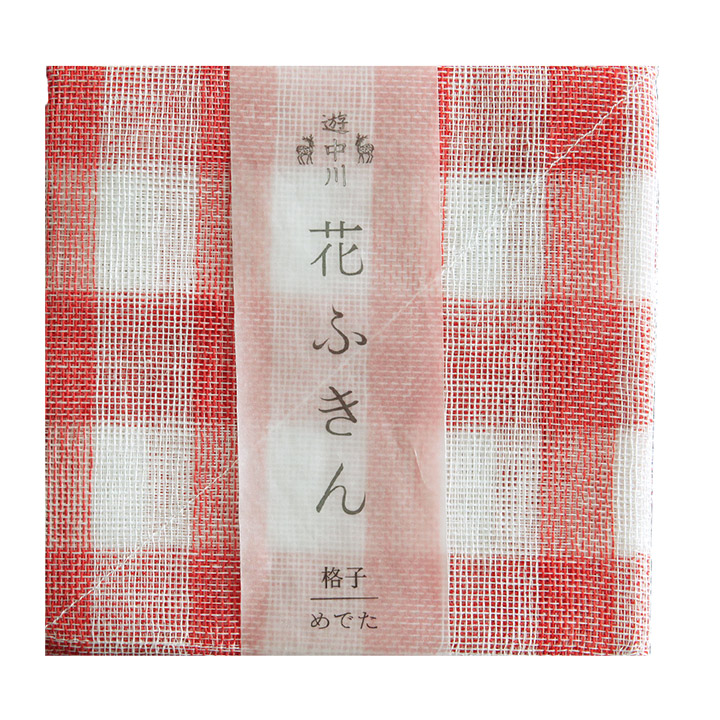 花ふきん　格子