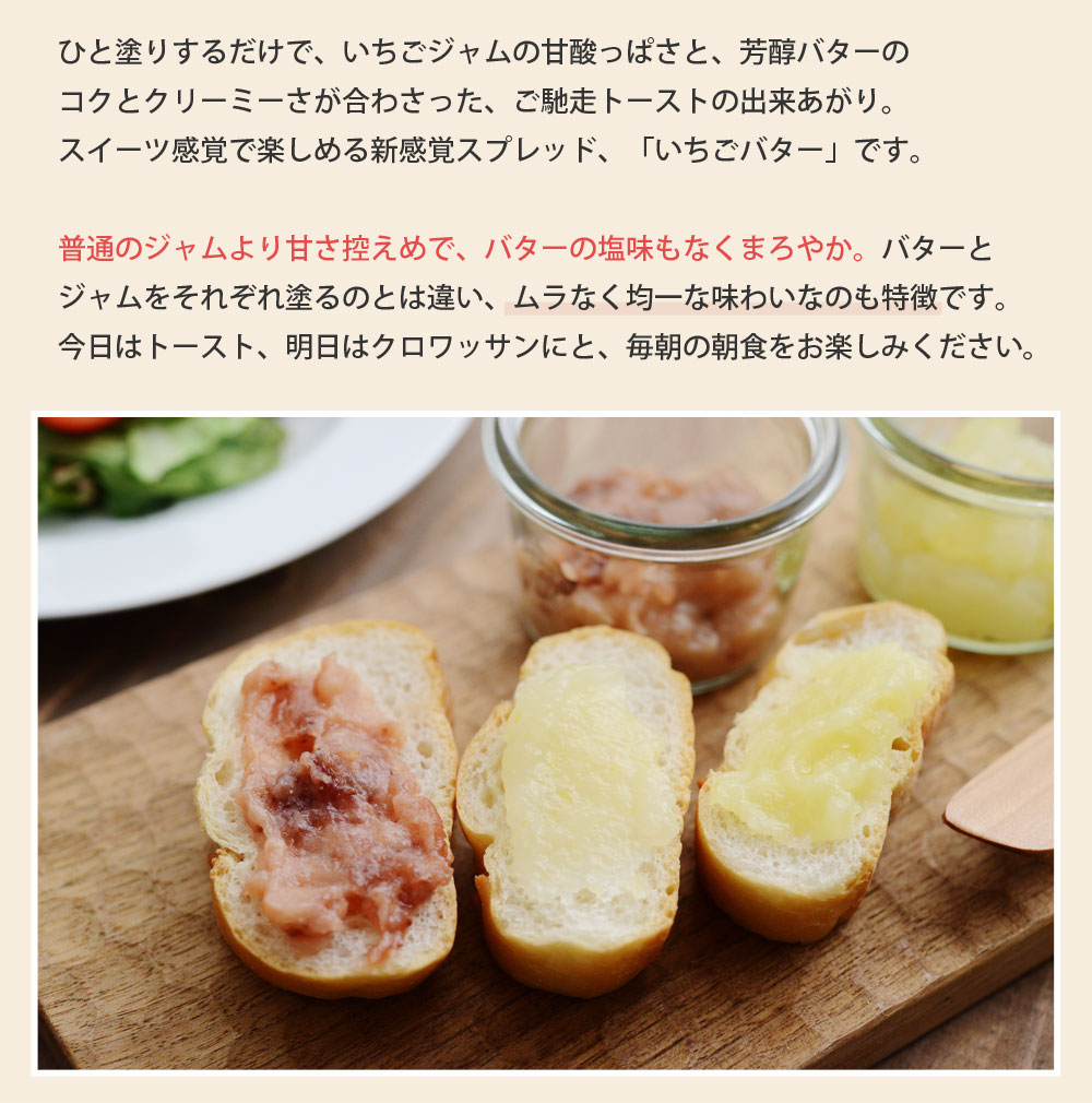 国産プレミアム いちごバター アンジェ Web Shop 本店